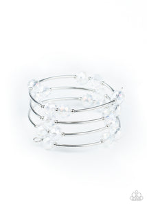 Paparazzi "Dreamy Demure" White Bracelet Paparazzi Jewelry