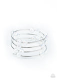 Paparazzi "Dreamy Demure" White Bracelet Paparazzi Jewelry