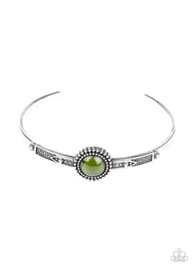 Paparazzi "Piece of Mind" Green Bracelet Paparazzi Jewelry