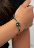 Paparazzi "Piece of Mind" Green Bracelet Paparazzi Jewelry