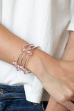 Paparazzi "Dreamy Demure" Pink Bracelet Paparazzi Jewelry