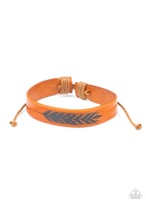Paparazzi "This QUILL All Be Yours" Brown Urban Bracelet Unisex Paparazzi Jewelry