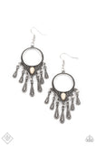 Paparazzi "Ranger Rhythm" FASHION FIX White Earrings Paparazzi Jewelry