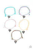 Girl's Starlet Shimmer 10 for $10 216XX Multi Heart Bracelets Paparazzi Jewelry