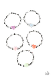 Girl's Starlet Shimmer 10 for 10 219XX Multi Heart Bracelets Paparazzi Jewelry