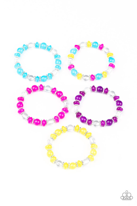 Girl's Starlet Shimmer 10 for 10 223XX Multi Bead Stretchy Bracelets Paparazzi Jewelry
