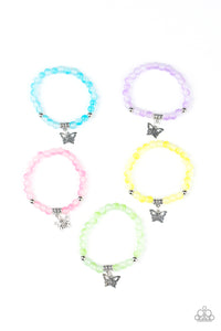 Girl's Starlet Shimmer 226XX Multi Butterfly Charm 10 for 10 Bracelets Paparazzi Jewelry