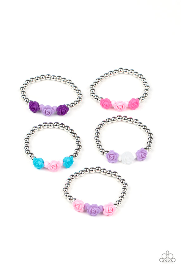 Girls Multi Rose 217XX Starlet Shimmer Bracelets Ten for Ten Dollars Paparazzi Jewelry