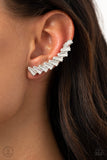 Paparazzi "I Think ICE Can" White Posr Earrings Paparazzi Jewelry