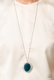 Paparazzi "REIGN Them In" Blue Necklace & Earring Set Paparazzi Jewelry
