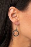 Paparazzi "PIXEL Perfect" Silver Necklace & Earring Set Paparazzi Jewelry