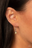 Paparazzi "Heirloom Hideaway" Yellow Necklace & Earring Set Paparazzi Jewelry