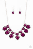 Paparazzi "Modern Masquerade" Purple Necklace & Earring Set Paparazzi Jewelry