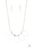Paparazzi "HEIR It Out" White Necklace & Earring Set Paparazzi Jewelry