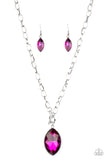 Paparazzi "Unlimited Sparkle" Pink Necklace & Earring Set Paparazzi Jewelry