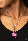 Paparazzi "Unlimited Sparkle" Pink Necklace & Earring Set Paparazzi Jewelry