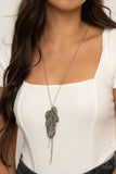 Paparazzi "I Be-LEAF" Green Necklace & Earring Set Paparazzi Jewelry