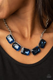 Paparazzi "Deep Freeze Diva" Blue Necklace & Earring Set Paparazzi Jewelry