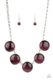 Paparazzi "Ethereal Escape" Purple Necklace & Earring Set Paparazzi Jewelry