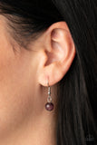 Paparazzi "Ethereal Escape" Purple Necklace & Earring Set Paparazzi Jewelry