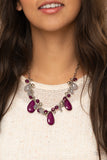 Paparazzi "Seaside Solstice" Purple Necklace & Earring Set Paparazzi Jewelry