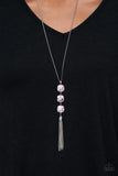 Paparazzi "GLOW Me The Money!" Pink Necklace & Earring Set Paparazzi Jewelry