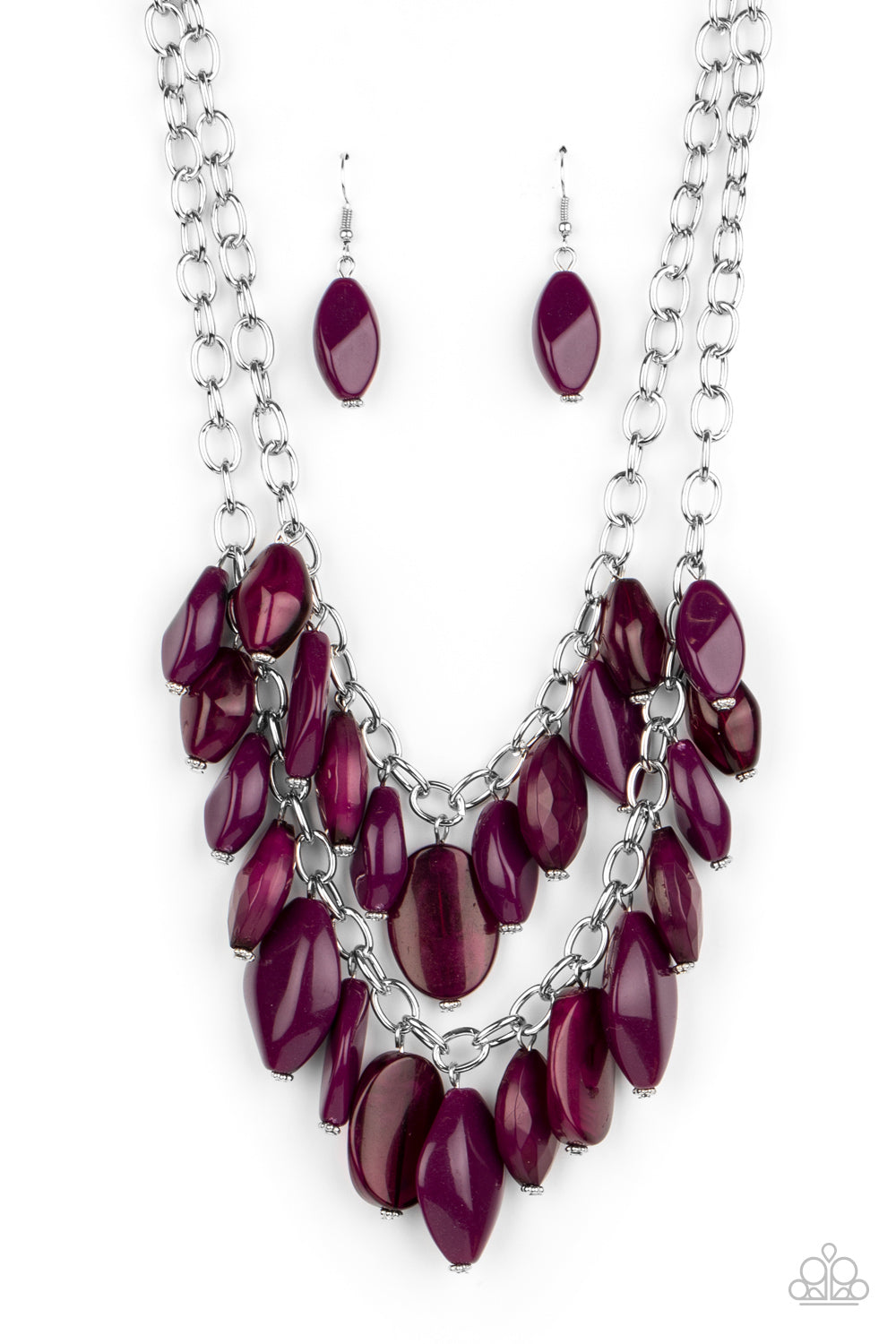 Paparazzi Ethereal Exaggerations - Purple Necklace – A Finishing Touch  Jewelry