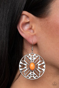 Paparazzi "Southwest Walkabout" Orange Earrings Paparazzi Jewelry