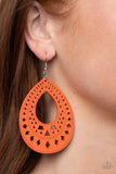 Paparazzi "Belize Beauty" Orange Earrings Paparazzi Jewelry