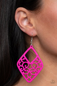 Paparazzi "VINE for the Taking" Pink Earrings Paparazzi Jewelry