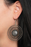 Paparazzi "Rustic Groves" Silver Earrings Paparazzi Jewelry