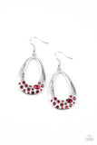 Paparazzi "Better LUXE Next Time" Red Earrings Paparazzi Jewelry