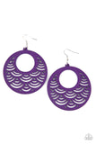 Paparazzi "Sea Le Vie" Purple Earrings Paparazzi Jewelry