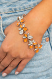 Paparazzi "Ice Garden" Orange Bracelet Paparazzi Jewelry