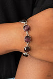 Paparazzi "Ms. Glow-It-All" Purple Bracelet Paparazzi Jewelry