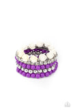 Paparazzi "ROSE GARDEN Grandeur" Purple Bracelet Paparazzi Jewelry