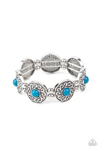 Paparazzi "Flirty Finery" Blue Bracelet Paparazzi Jewelry