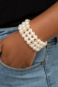 Paparazzi "Modern Day Majesty" Gold Bracelet Paparazzi Jewelry