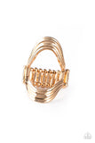 Paparazzi "Keep An Open Mind" Gold Open Design Ring Paparazzi Jewelry