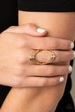 Paparazzi "Keep An Open Mind" Gold Open Design Ring Paparazzi Jewelry