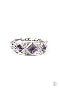 Paparazzi "New Age Nouveau" Purple Ring Paparazzi Jewelry