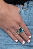 Paparazzi "Making Gleams Come True" Blue Ring Paparazzi Jewelry