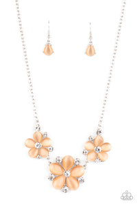 Paparazzi "Effortlessly Efflorescent" Orange Necklace & Earring Set Paparazzi Jewelry