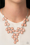 Paparazzi "Eden Deity" Pink Necklace & Earring Set Paparazzi Jewelry