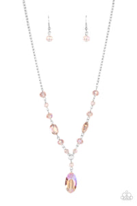 Paparazzi "Fashionista Week" Pink Necklace & Earring Set Paparazzi Jewelry