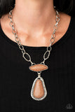 Paparazzi "Rural Rapture" Brown Necklace & Earring Set Paparazzi Jewelry