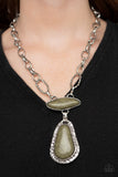 Paparazzi "Rural Rapture" Green Necklace & Earring Set Paparazzi Jewelry