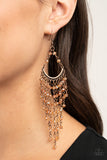 Paparazzi "Metro Confetti" Copper Earrings Paparazzi Jewelry