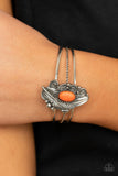 Paparazzi "Sahara Solstice" Orange Bracelet Paparazzi Jewelry