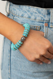 Paparazzi "Eco Experience" Blue Bracelet Paparazzi Jewelry